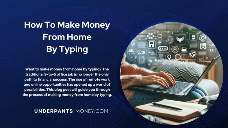 Make Money from Home by Typing