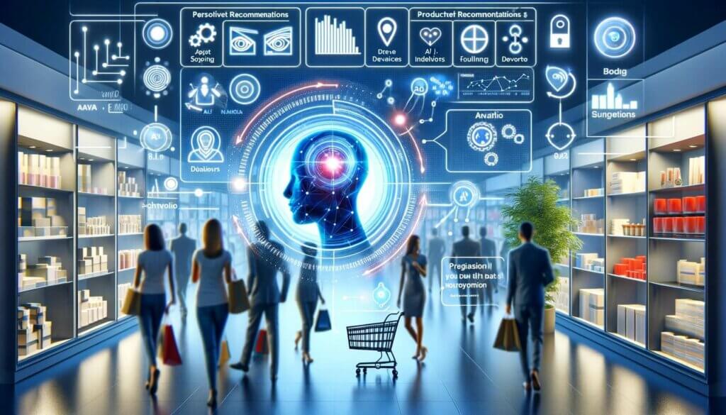 AI integrated into a customer shopping experience