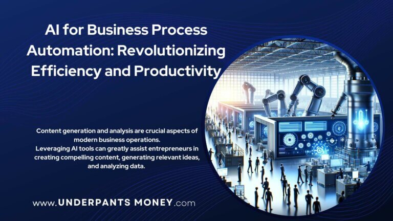 AI for Business Process Automation: Revolutionizing Efficiency and Productivity